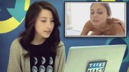 It\'s a fake teens react video... the girl in the porn is Ariana Marie