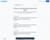 5 Tips to Get the Perfect Gay Cam Sites