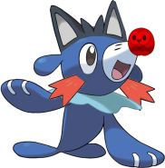 A combination between Rowlet, Litten and Popplio, the Pokemon Sun and Moon starters. 