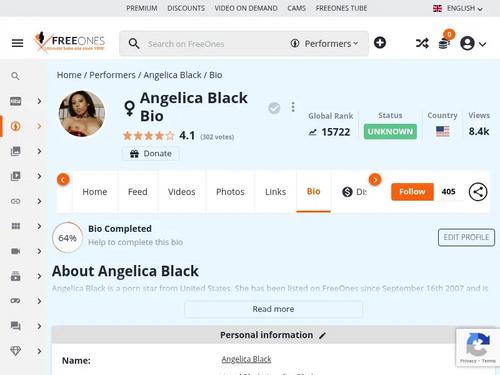 Black Angelica
aka Black Angelika / Angelica / Angelika / Amelie Loren / Angelica Black / Angelika Black / Kelsey Passion / Nadine / Nicole / Rima A / Sophie