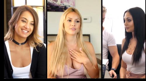 Left to right: Uma Jolie, Kylie Page & Ariana Marie.