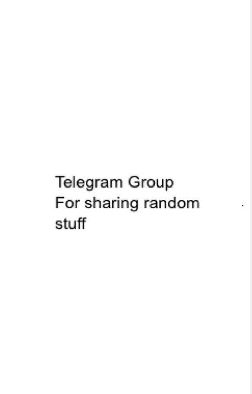 Lets start a telegram group where we share some pics and vids
